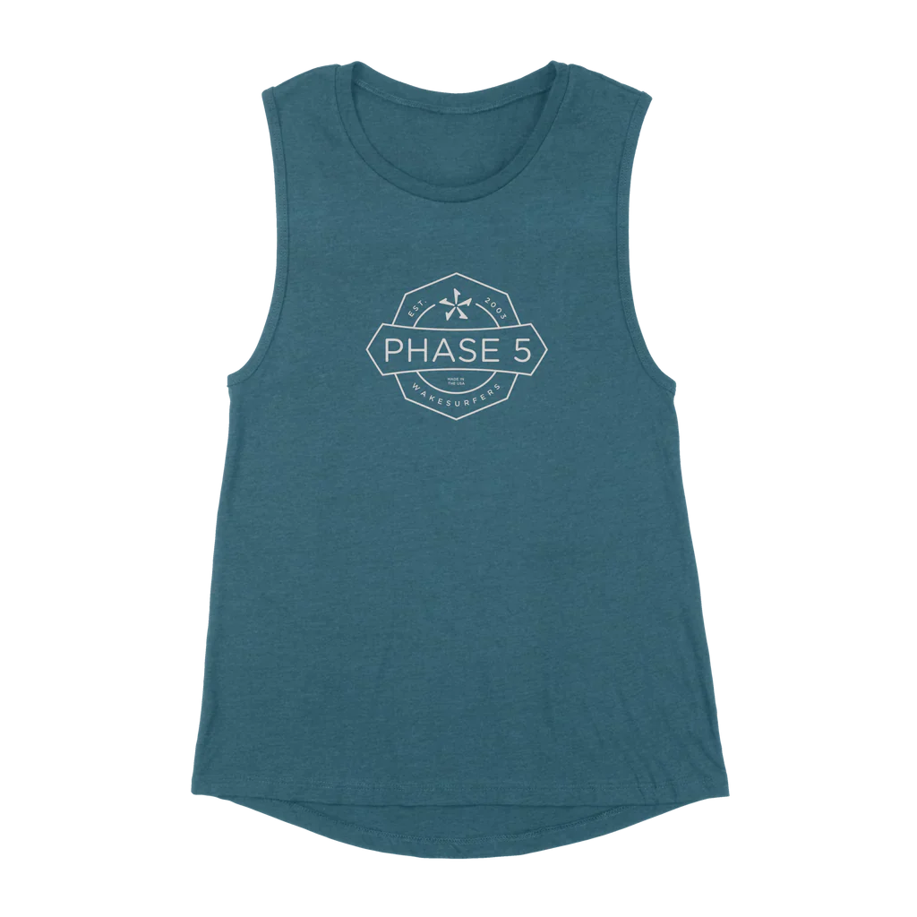 PHASE FIVE LADIES BANNER MUSCLE TANK